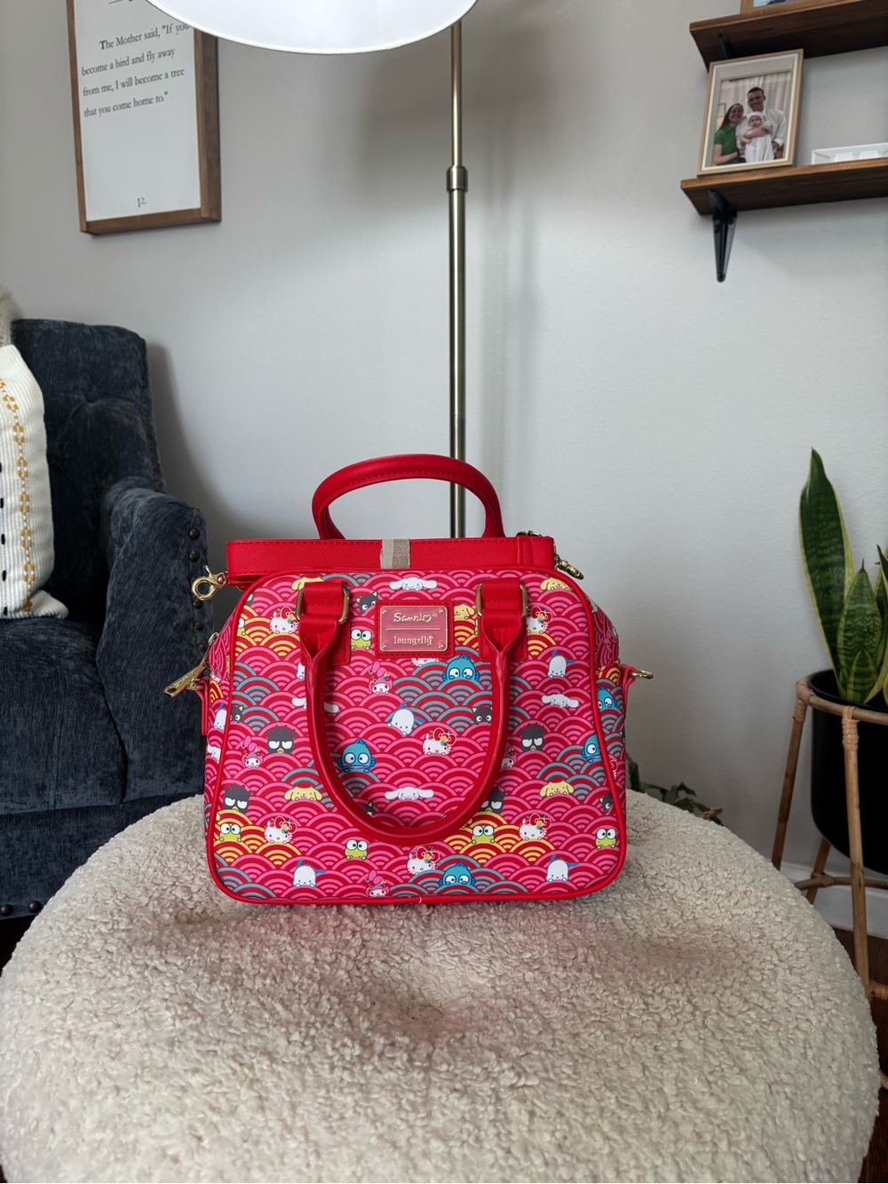 NWOT NEW  Sanrio loungefly 60th anniversary crossbody bag - Picture 2 of 6